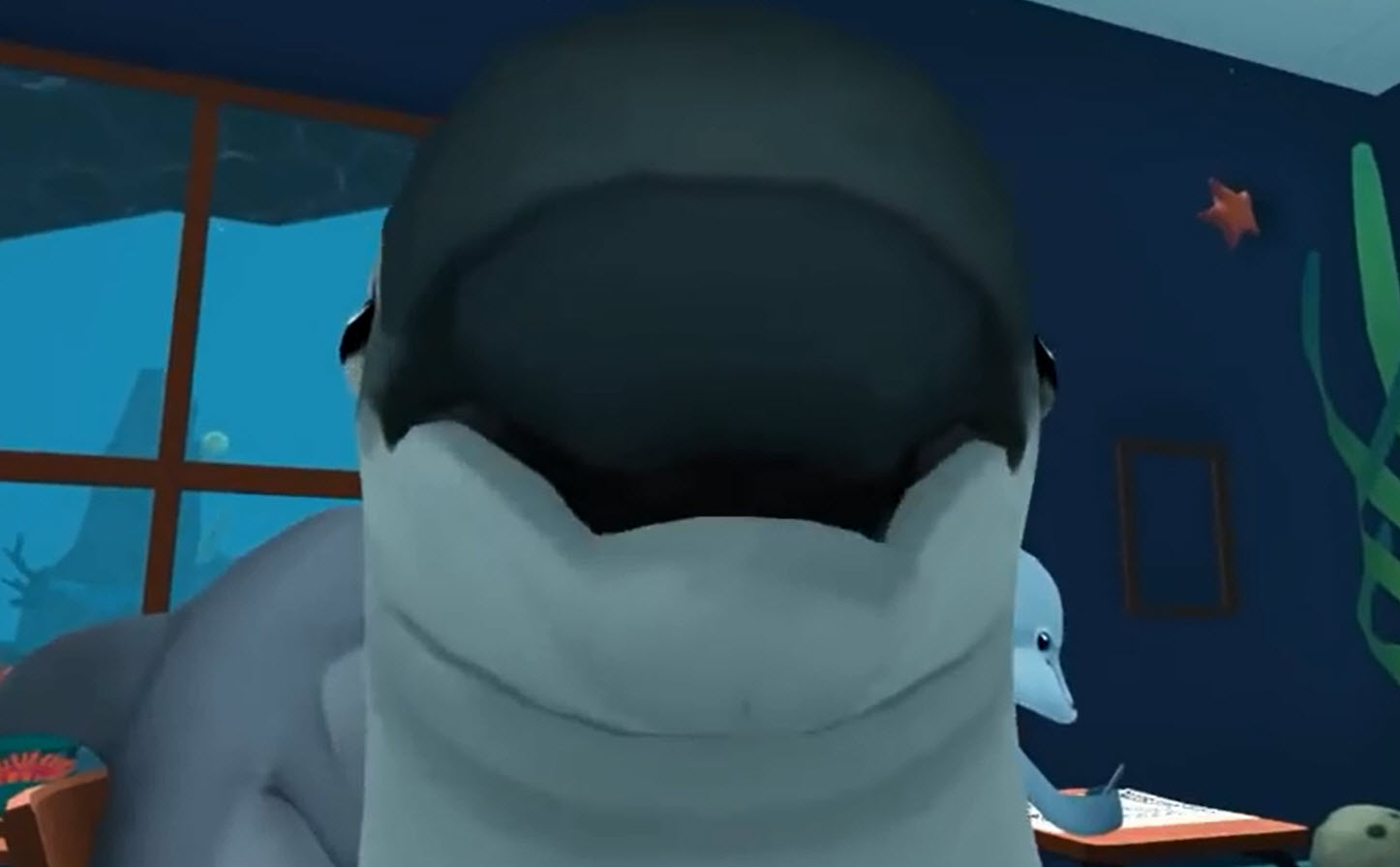 This virtual reality game about cheating dolphins in an undersea