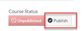 How to publish a Canvas course