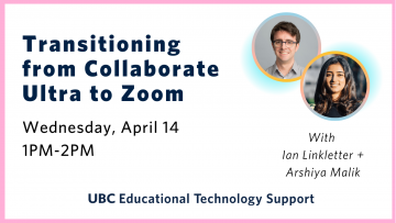 Transitioning from Collaborate Ultra to Zoom