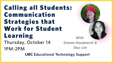 Calling all Students: Communication Strategies that Work for Student Learning