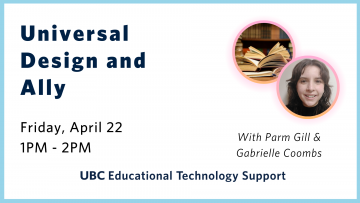 Universal Design and Ally