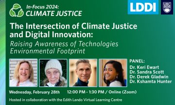 The Intersection of Climate Justice and Digital Innovation: Raising Awareness of Technologies Environmental Footprint