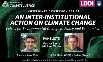 An Inter-Institutional Action on Climate Change: Voices for Environmental Change in Policy and Economics